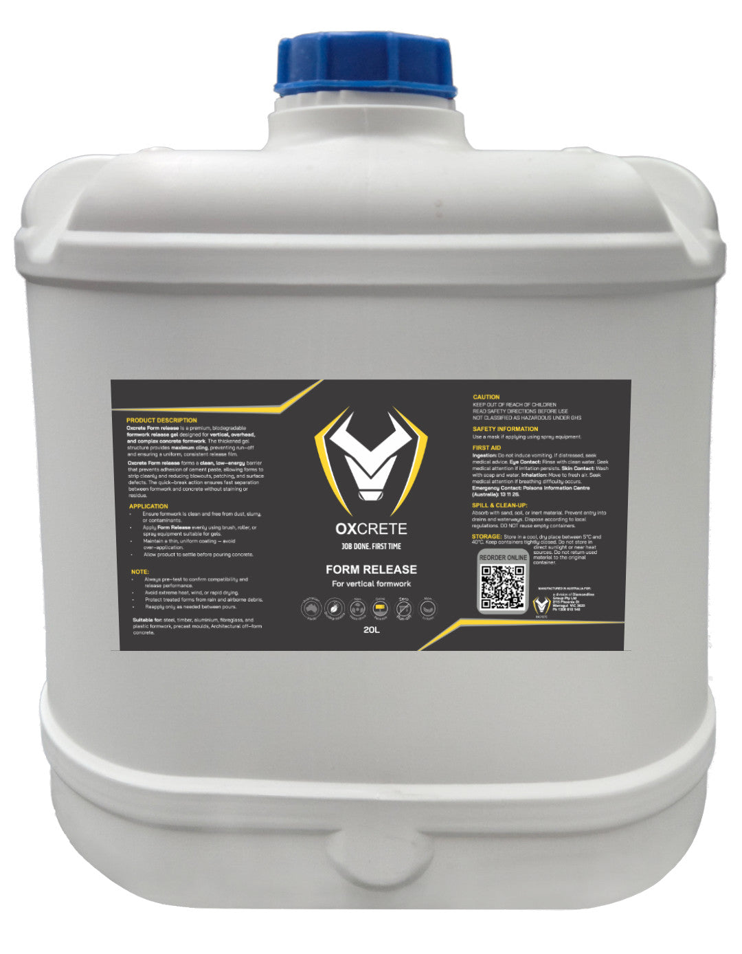 Oxcrete Quick Break 20 Ltr - Form Release Agent
