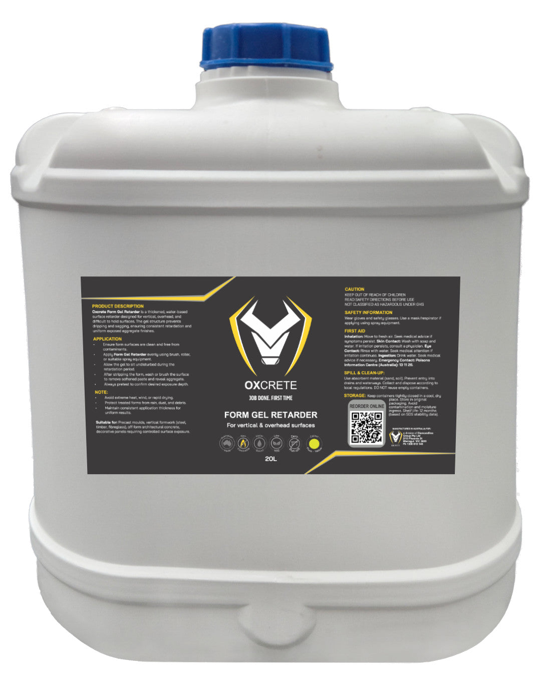 Oxcrete Retarder Gel 20 Ltr