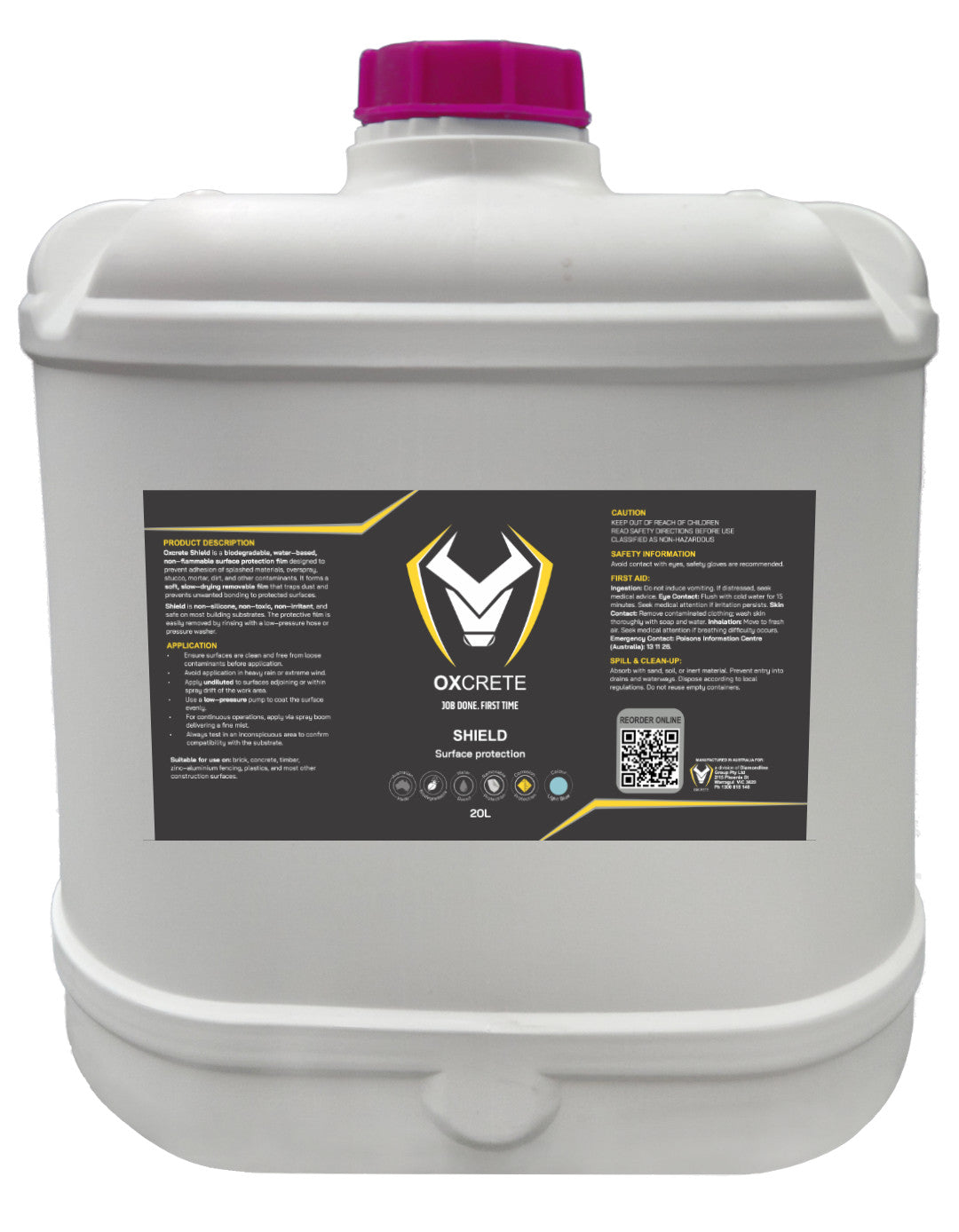 Oxcrete Shield 20 Ltr - Concrete Spatter Protection
