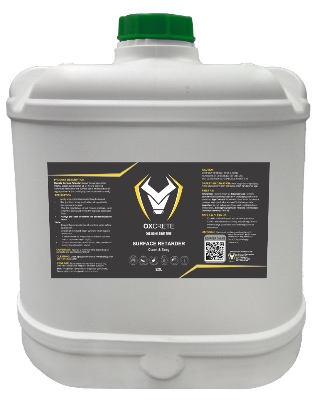 Oxcrete Retarder - Clean & Easy