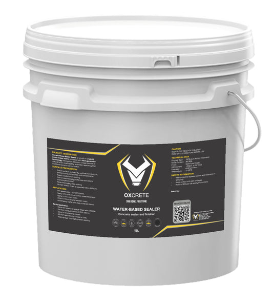 Oxcrete Hybrid Water-Based Concrete Sealer 15 Ltr - Charcoal